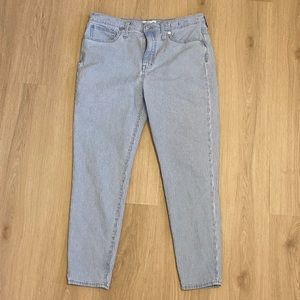 Madewell Striped 10” High-Rise Skinny Crop